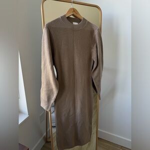 H&M Long Sleeve Long Knit Dress